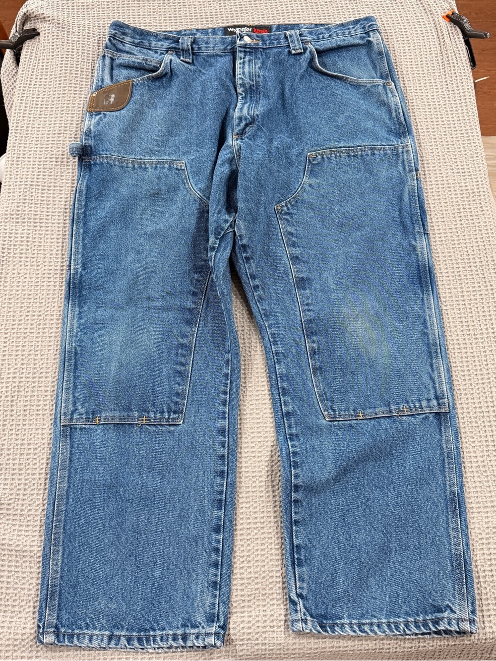 Wrangler Men’s Blue Relaxed Carpenter Jeans